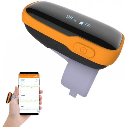 Hordható véroxigénszint készülék HM-PO1