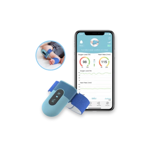 Viatom Baby véroxigénszintmérő készülék BabyO2