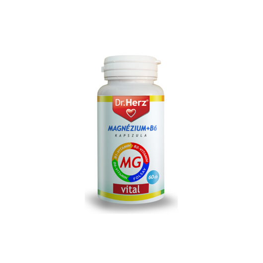Dr. Herz Magnézium + B6-vitamin 60x