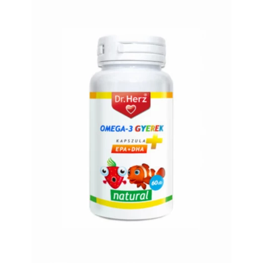 Dr. Herz Omega-3 gyerek halolaj kapszula 60x