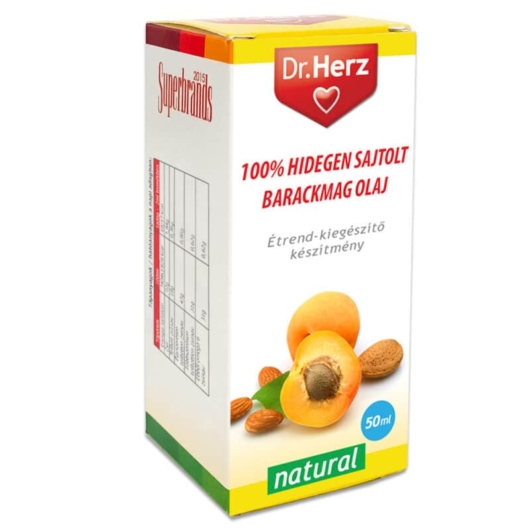 Dr. Herz Hidegen sajtolt sárgabarackmag olaj 50ml