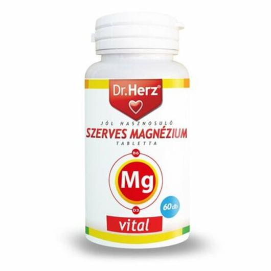 Dr. Herz Szerves magnézium 100g + B6 + D3 60x