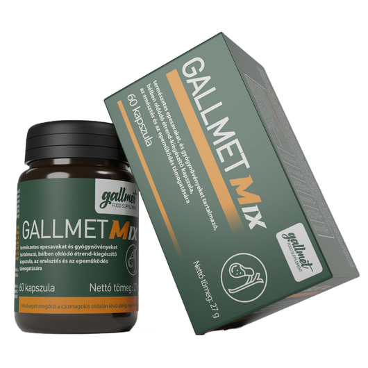 GALLMET-MIX 60 db epesav és gyógynövény kapszula