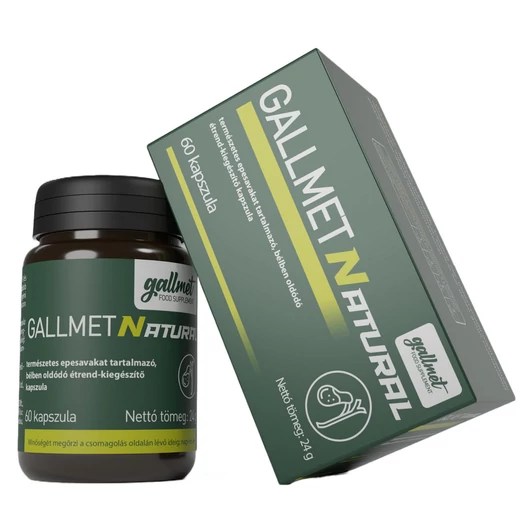 GALLMET-NATURAL 60 db epesav kapszula