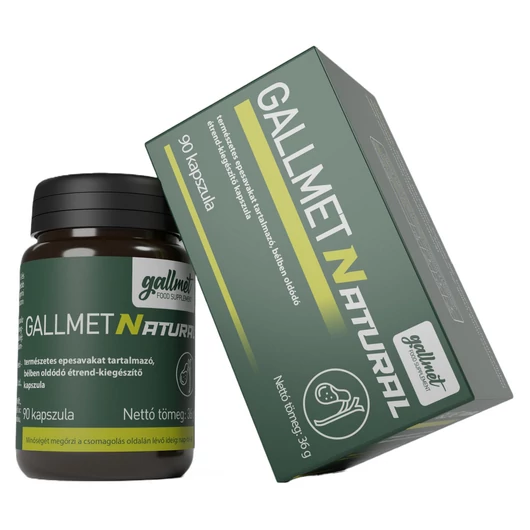 GALLMET-NATURAL 90 db epesav kapszula