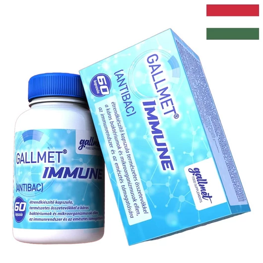 GALLMET-IMMUNE 60 db epesav és gyógynövény kapszula