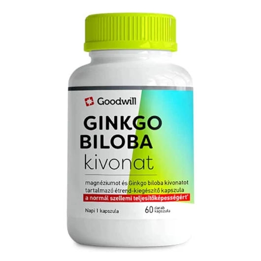 Goodwill Ginkgo biloba kivonat kapszula 60x