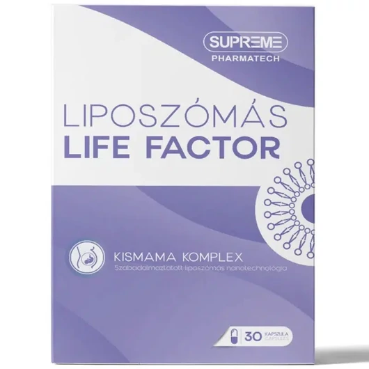 Supreme Pharmatech Liposzómás Life factor – Kismama komplex kapszula – 30db