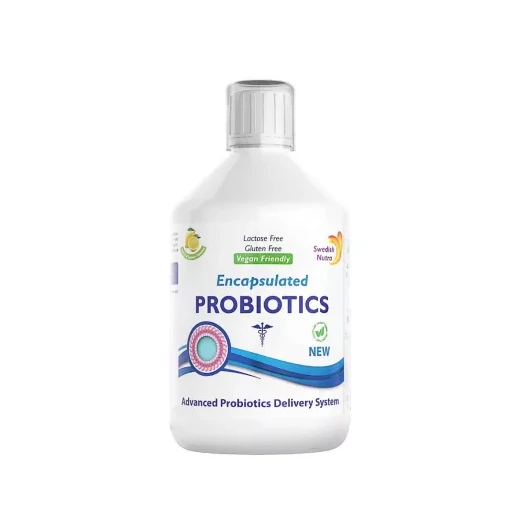 Swedish Nutra Probiotics folyékony probiotikum C-vitaminnal dúsítva – 500ml