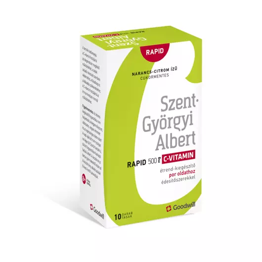 Szent-Györgyi Albert Rapid 500mg C-vitamin por oldathoz édesítőszerekkel 10x