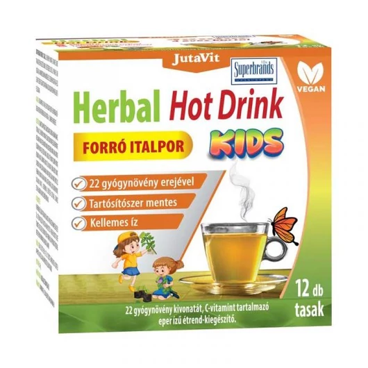 Jutavit Herbal Hot Drink Kids forró italpor gyerekeknek 12x