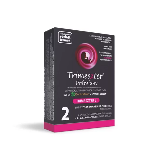 Trimeszter Prémium 2 Várandósság Második Szakaszára 4-6 hónap 60db