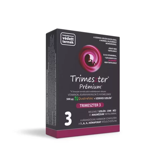 Trimeszter Prémium 3 Várandósság Harmadik Szakaszára 7-9 hónap 60db