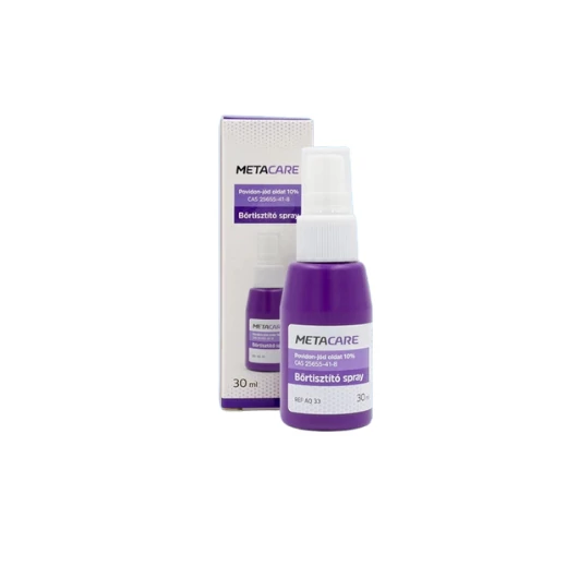 METACARE povidon-jód 10% bőrtisztító spray - 30 ml
