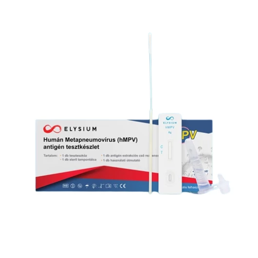 Elysium Humán Metapneumovírus (hMPV) antigén gyorsteszt - 1 db tesztkészlet (orrgarat/torok/orrlyuk)