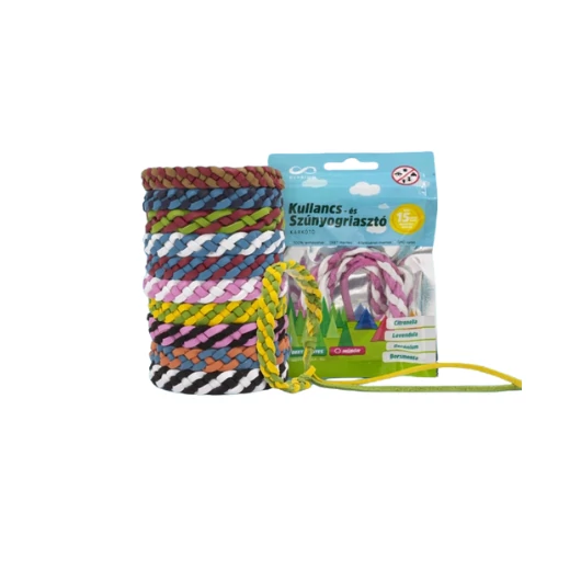 Elysium kullancs- és szúnyogriasztó műbőr karkötő