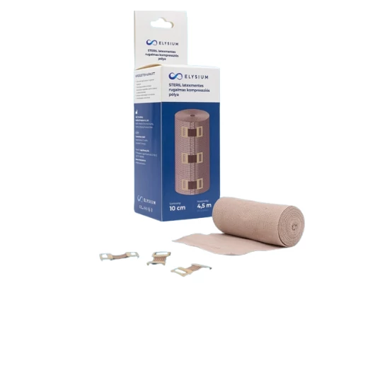 Elysium steril, latexmentes, rugalmas kompressziós pólya - 10 cm x 4,5 m