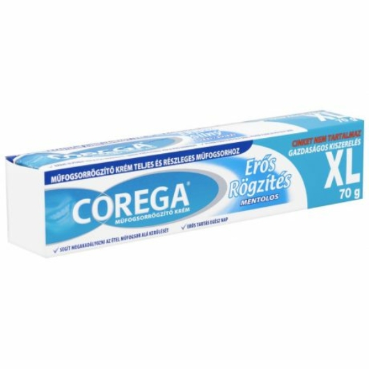 Corega Extra Erős Műfogsorrögzítő XL 70g
