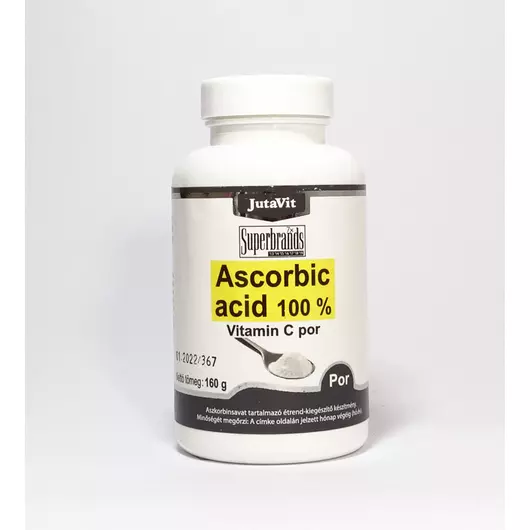 Jutavit Aszkorbinsav C-vitamin por (Ascorbic Acid 100%) 160g