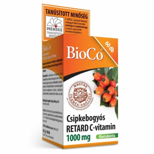 BioCo Csipkebogyós Retard C-vitamin 1000 mg 60x