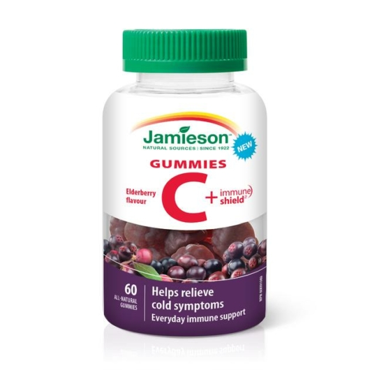 Jamieson C-vitamin + Immune Shield Gummies