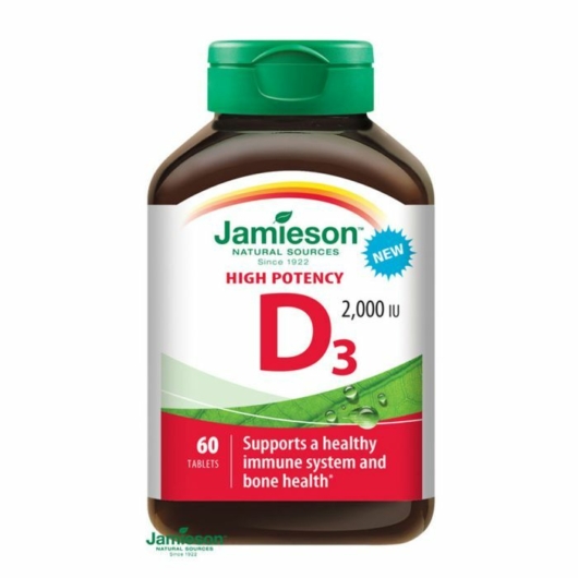 Jamieson D3-vitamin 2000IU tabletta 60x
