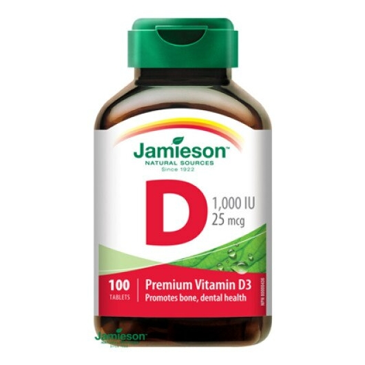 Jamieson D3-vitamin 1000IU tabletta 100x