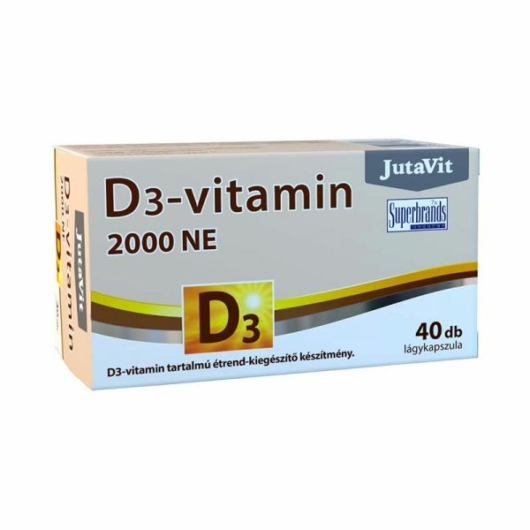 Jutavit D3-vitamin 2000NE lágykapszula 40x
