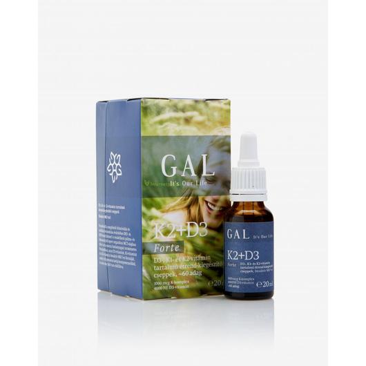 GAL K2-D3 vitamin Forte, 1000 mcg komplex (30 adag)