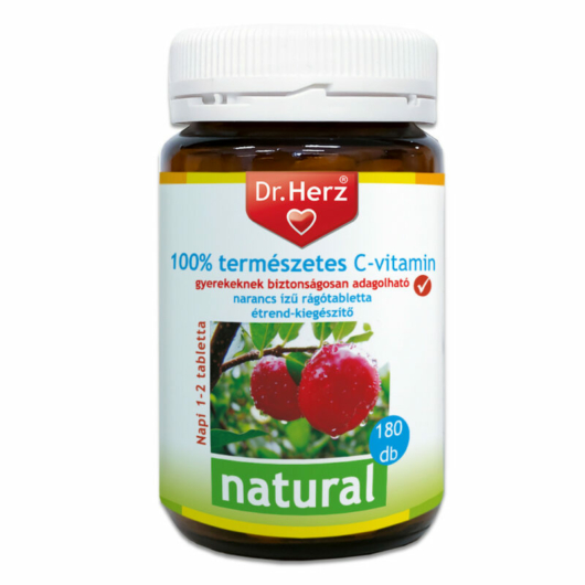 Dr. Herz 100%-os természetes C-vitamin Acerolából