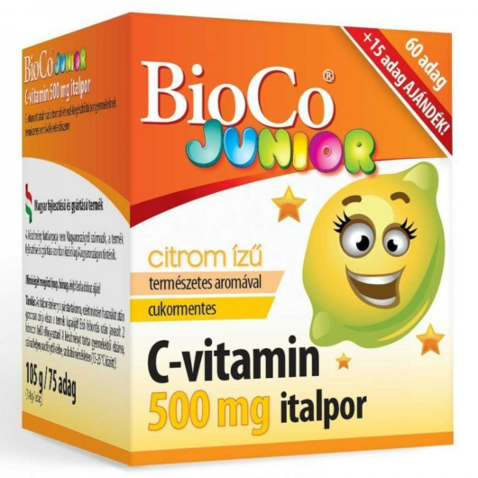 BioCo C-vitamin Junior 500 mg italpor 75 adag
