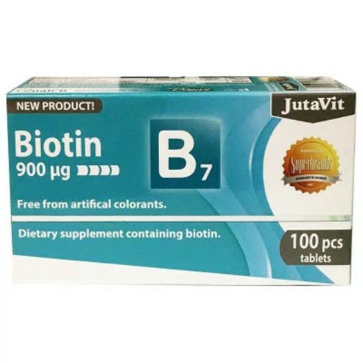 Jutavit Biotin - B7-vitamin - 900 µg tabletta 100x