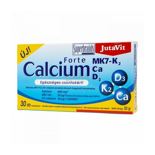 Jutavit Calcium Forte Ca / K2 / D3 30X
