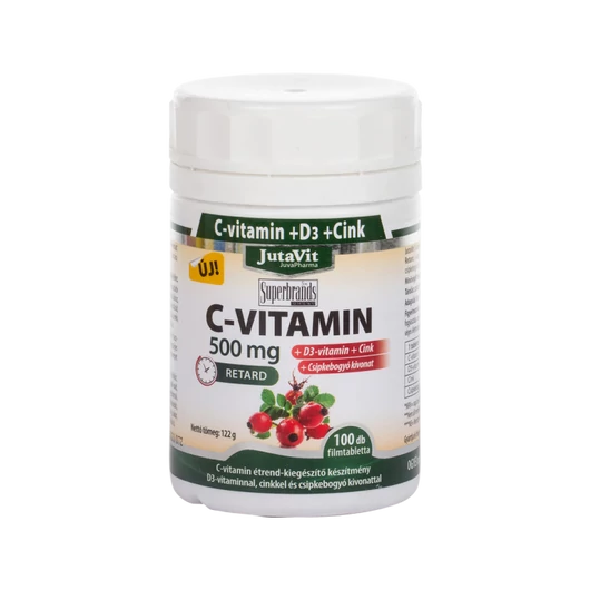 Jutavit C-vitamin 500mg+csipkebogyó 100X