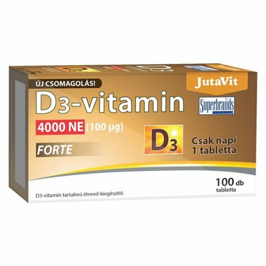 Jutavit D3-vitamin Forte 4000NE 100X