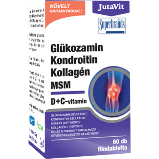 JutaVit Glükozamin-Kondroitin-Kollagén-MSM D+C filmtabletta 60x