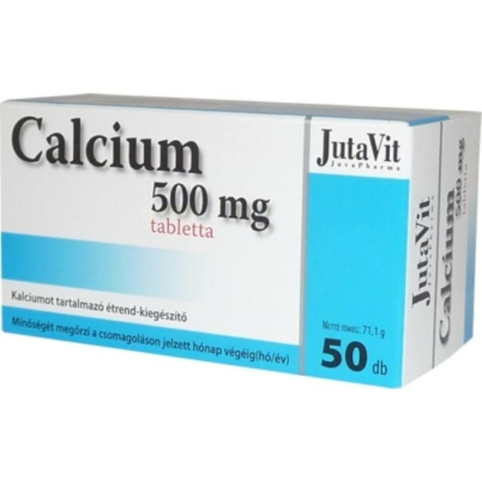 Jutavit Calcium 500mg kalcium tabletta 50X