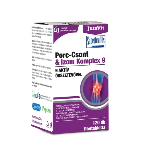 JutaVit Porc-Csont & Izom Komplex 9, 120 db JutaVit Porc-Csont & Izom Komplex 9, 120 db