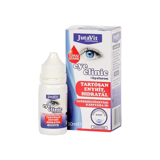 Jutavit Eye Clinic szemcsepp száraz szemre 10ml