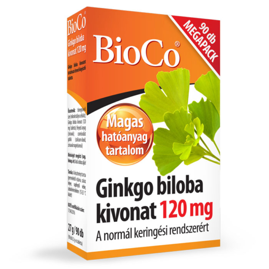 BioCo Ginkgo biloba kivonat 120 mg Megapack 90x