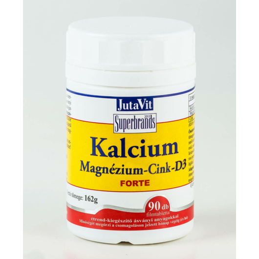 Jutavit Kalcium+Magnézium+Cink forte tabletta 90X