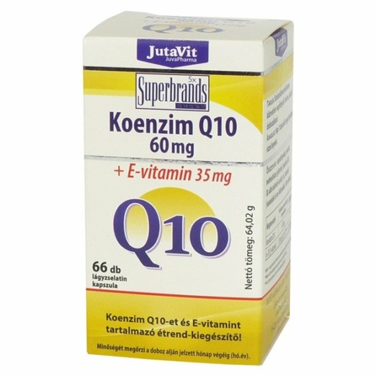 Jutavit Koenzim Q10 60mg + E-vitamin 66X