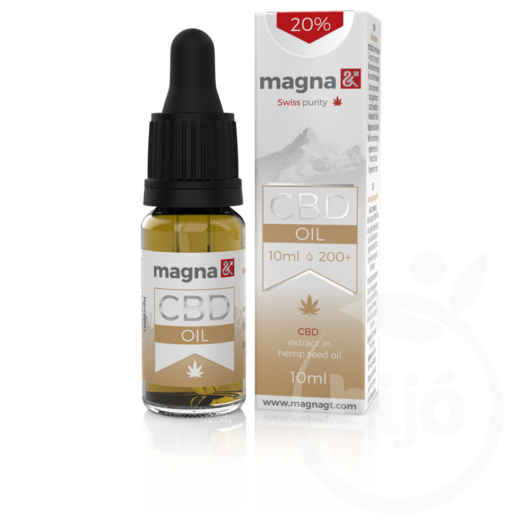 Magna G&T CBD 20% (kendermagolajban) 10 ml, 2000mg CBD tartalom, táplálékkiegészítő
