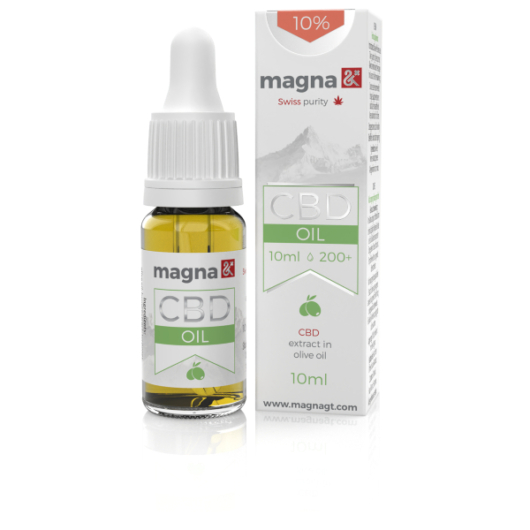 Magna G&T CBD 10% (olívaolajban) 10 ml, 1000mg CBD tartalom, táplálékkiegészítő