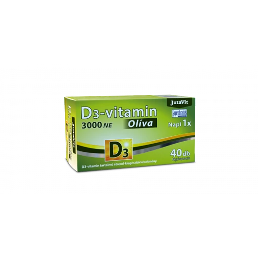Jutavit D3-vitamin 3000NE Olíva lágykapszula 100x
