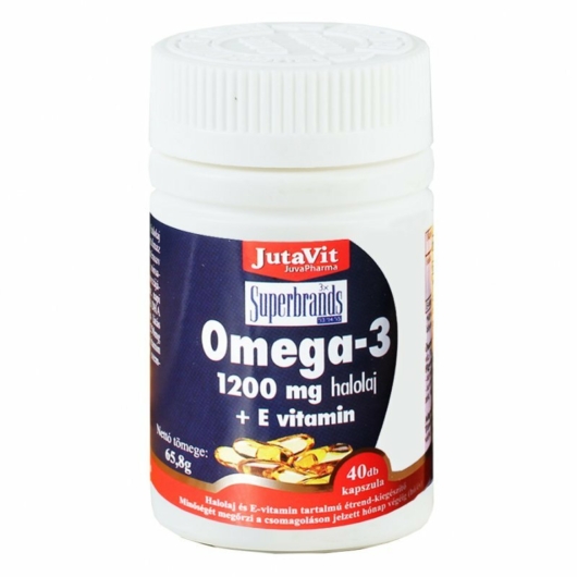 Jutavit Omega-3 1200mg + E-vitamin kapszula 40X