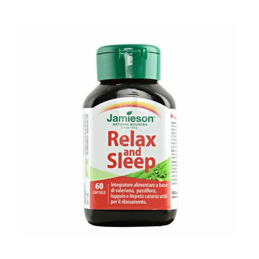 Jamieson Relax and Sleep gyógynövény kivonatok kapszula 60x
