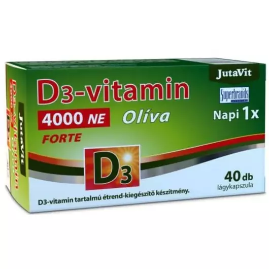Jutavit D3-vitamin 4000NE Olíva Forte 40x