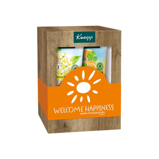Kneipp Szett - Welcome Happiness duó 2 x 200 ml - "Légy szabad és boldog!" és "Derűs nap" tusfürdők
