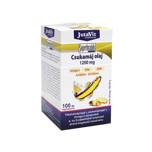 Jutavit Csukamáj olaj lágykapszula 100x